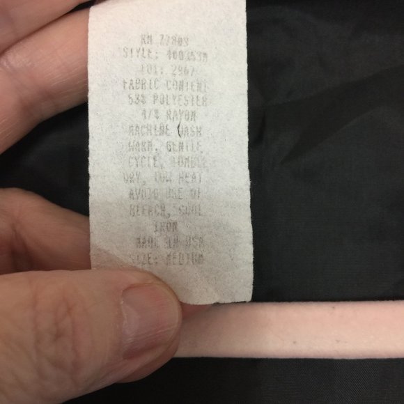 Toni Garment CC Magic Vest Tuxedo Vintage BOHO Med - Picture 5 of 7